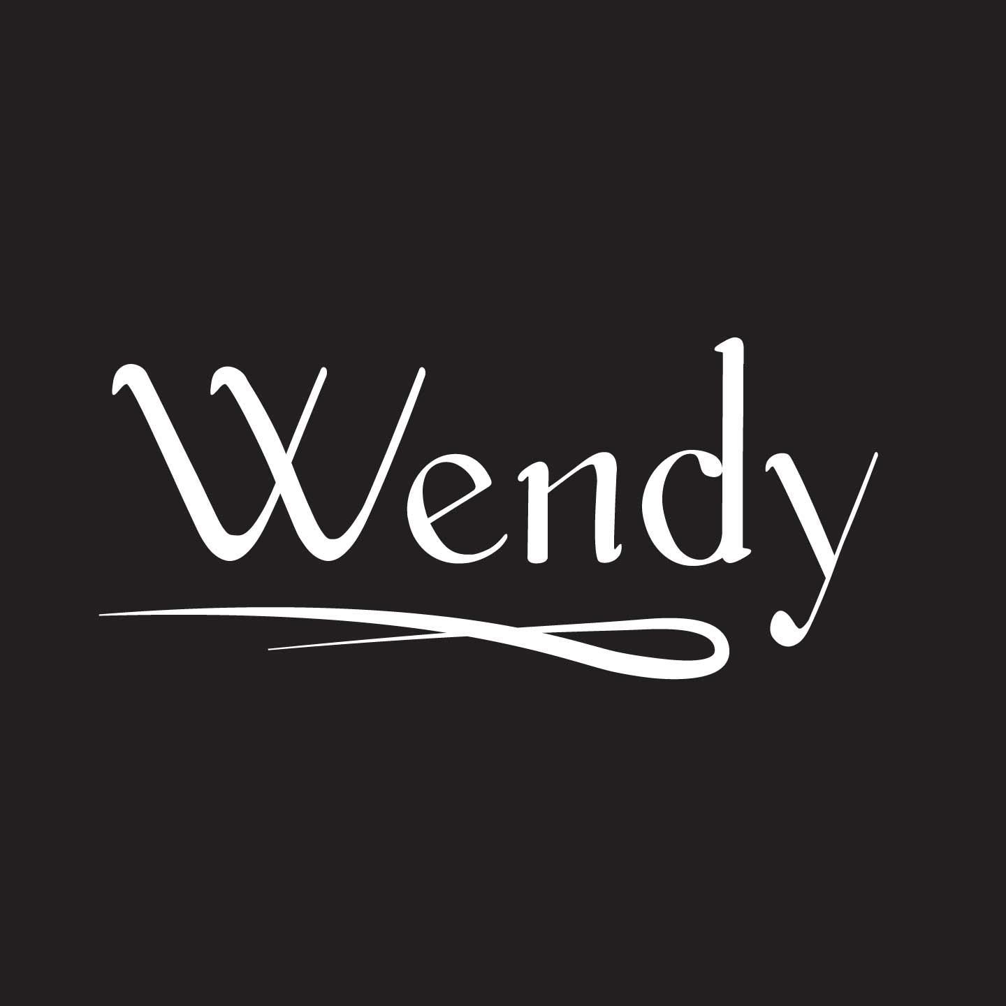 Wendy typeface design